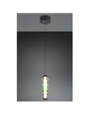 Lámpara LED colgante 1 luz MINERVA regulable 6W 800lm, DIP SWITCH 2300+3000+4000K IP20