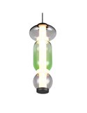 Lámpara LED colgante 1 luz MINERVA regulable 6W 800lm, DIP SWITCH 2300+3000+4000K IP20