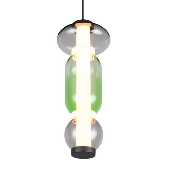 Lámpara LED colgante 1 luz MINERVA regulable 6W 800lm, DIP SWITCH 2300+3000+4000K IP20