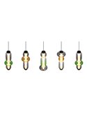 Lámpara de techo LED MINERVA 5x6W 5x800Lm DIP SWITCH 2300+3000+4000K IP20