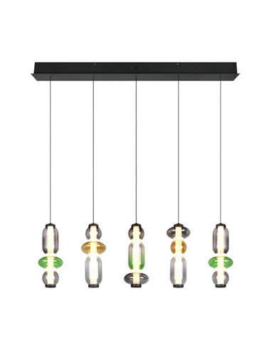 Lámpara de techo LED MINERVA 5x6W 5x800Lm DIP SWITCH 2300+3000+4000K IP20