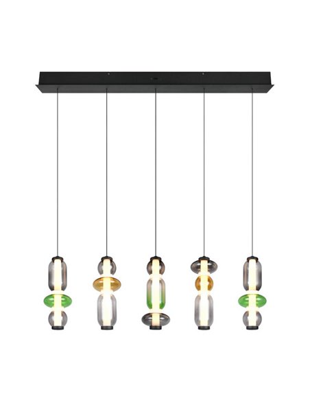 Luminária de teto LED MINERVA 5x6W 5x800Lm com chave DIP, 2300+3000+4000K, IP20