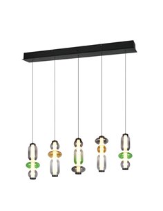 Luminária de teto LED MINERVA 5x6W 5x800Lm com chave DIP, 2300+3000+4000K, IP20