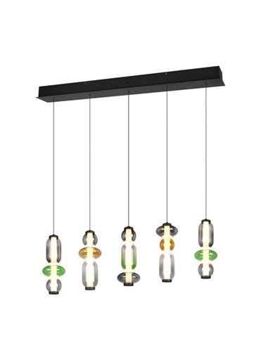 Lámpara de techo LED MINERVA 5x6W 5x800Lm DIP SWITCH 2300+3000+4000K IP20