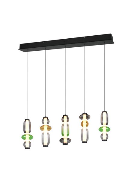 Plafonnier LED MINERVA 5x6W 5x800lm, commutateur DIP, 2300+3000+4000K, IP20