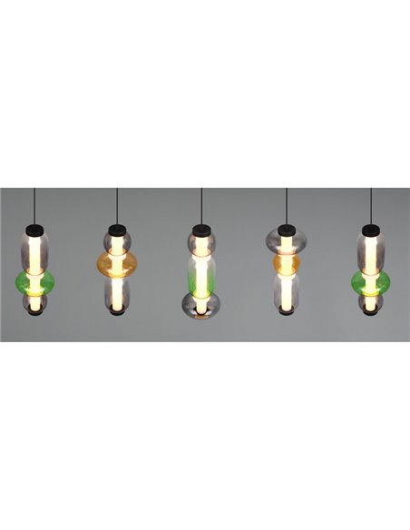 Lámpara de techo LED MINERVA 5x6W 5x800Lm DIP SWITCH 2300+3000+4000K IP20