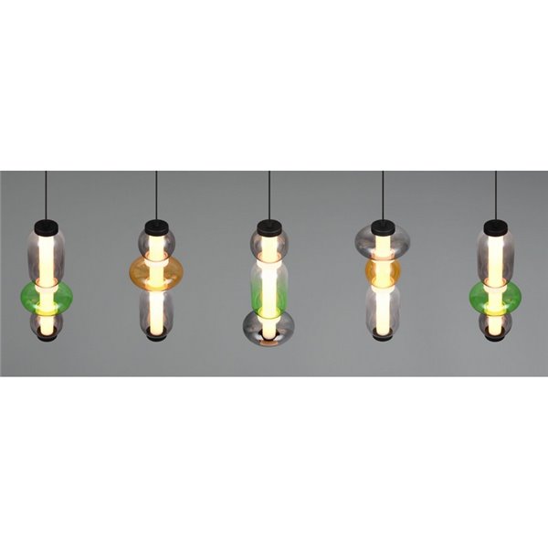 Lámpara de techo LED MINERVA 5x6W 5x800Lm DIP SWITCH 2300+3000+4000K IP20