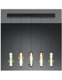 Lámpara de techo LED MINERVA 5x6W 5x800Lm DIP SWITCH 2300+3000+4000K IP20