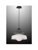 Candeeiro de tecto exterior moderno Kinké | Candeeiro suspenso grande para exterior Kinke 6212| leonleds