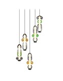 Lámpara de techo LED con plafón MINERVA 5x6W 5x800Lm DIP SWITCH 2300+3000+4000K IP20