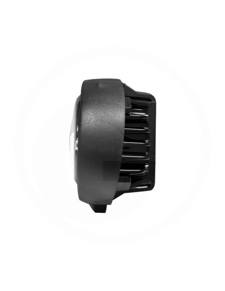 Seitlich eingelassener ovaler LED-Arbeitsscheinwerfer, schwarz, 65 W, für John Deere, 6000 lm