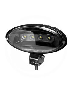 Farol de trabalho LED oval de 8.800 lúmens com suporte inferior para John Deere