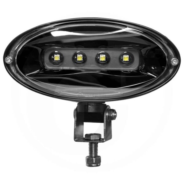 Farol de trabalho LED oval de 8.800 lúmens com suporte inferior para John Deere