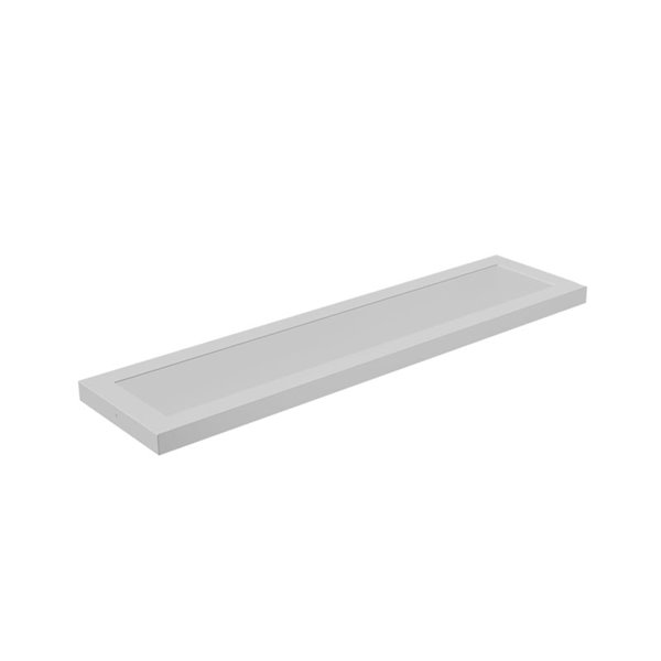 Painel linear LED retangular branco para cozinha, 790 mm de comprimento, 60 W, dimerizável, 3000 K/4000 K/5700 K.