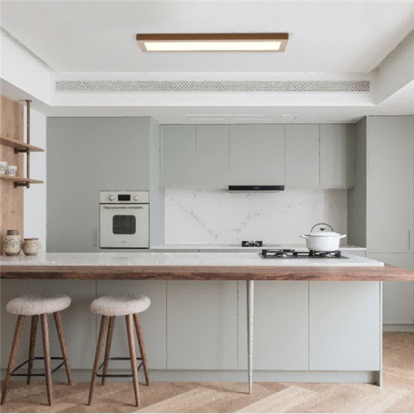 Panneau linéaire LED rectangulaire pour cuisine, bronze, 790 mm de long, 60 W, dimmable 3000 K/4000 K/5700 K