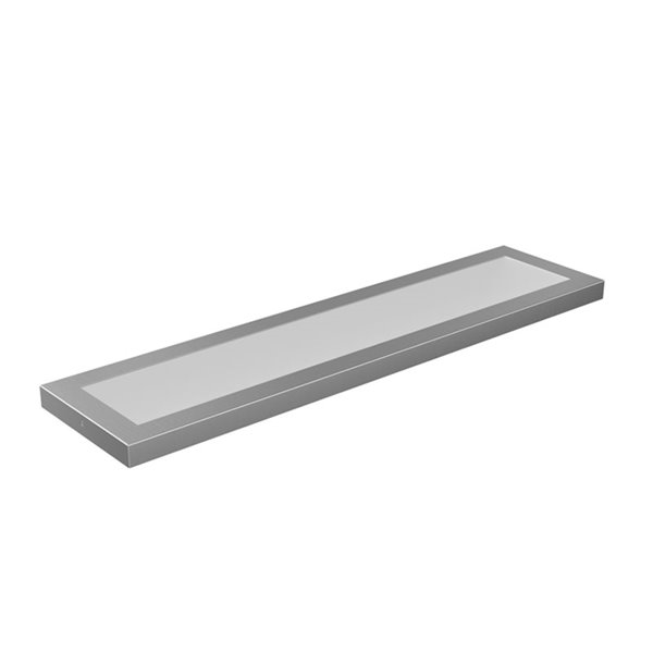 Panneau LED linéaire de surface, argent galvanisé, longueur 1030 mm, 80 W, intensité variable 3000 K/4000 K/5700 K