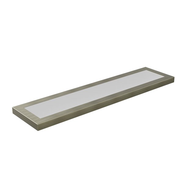 Panel LED de superficie lineal bronce 1030mm largo, 80W regulable 3000K/4000K/5700K
