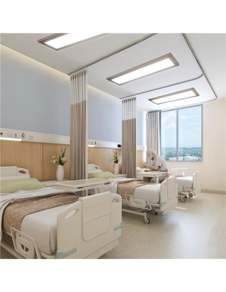 Painel LED linear de superfície, bronze, 1030 mm de comprimento, 80 W, dimerizável, 3000 K/4000 K/5700 K