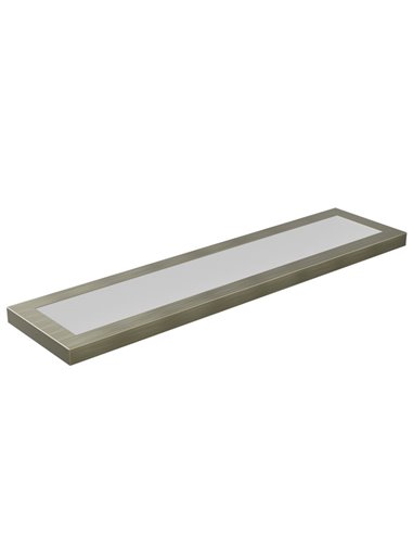 Painel LED retangular L1270mm bronze, 93W, regulável 3000K/4000K/5700K