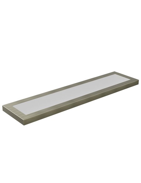 Panneau LED rectangulaire L1270 mm bronze, 93 W, température de couleur réglable 3000 K/4000 K/5700 K