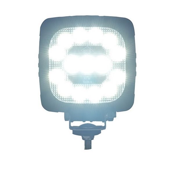 Faro de trabajo LED LRD 2679 12W 1000Lm 6500K 12/24V homologado R10 EMC IP68