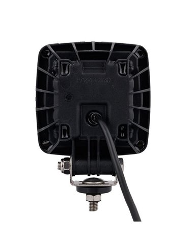 Luz de trabalho LED LRD 2679/RED, luz vermelha para tarefas especiais, 12/24V 3,6W, R10 EMC IP68 aprovada.