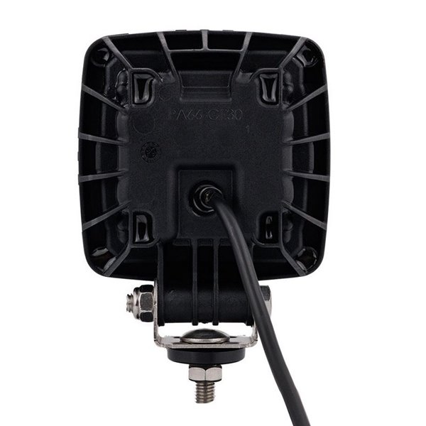 Luz de trabalho LED LRD 2679/RED, luz vermelha para tarefas especiais, 12/24V 3,6W, R10 EMC IP68 aprovada.