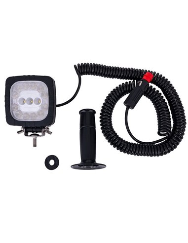 Faro de trabajo LED imán, enchufe mechero y accesorio vehículos especiales 12/24V 12W