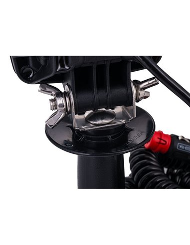 Luz de trabalho LED com ímã, plugue para acendedor de cigarros e acessório especial para veículos 12/24V 12W