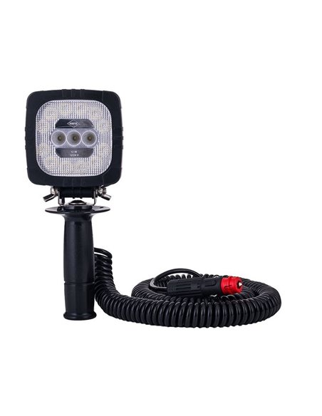 Faro de trabajo LED imán, enchufe mechero y accesorio vehículos especiales 12/24V 12W