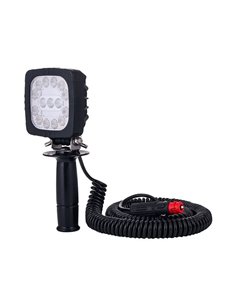 Luz de trabalho LED com ímã, plugue para acendedor de cigarros e acessório especial para veículos 12/24V 12W