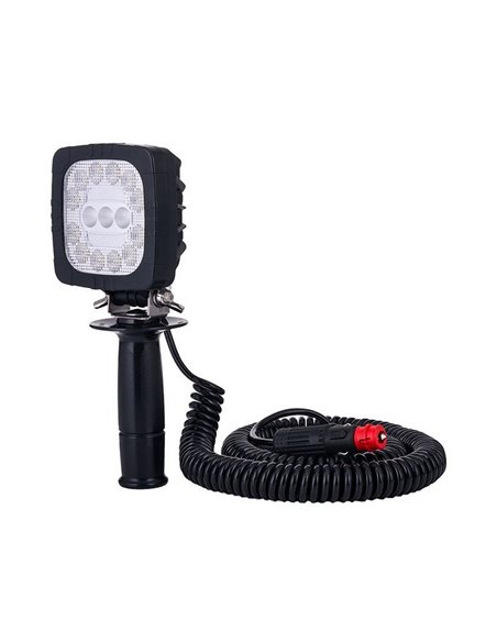 Faro de trabajo LED imán, enchufe mechero y accesorio vehículos especiales 12/24V 12W