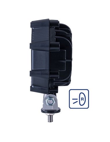 Farol de trabalho SLIM LRD 2984 com função de marcha à ré, 20W/4W, 12/24V, 1800 lúmens, certificação ECE.