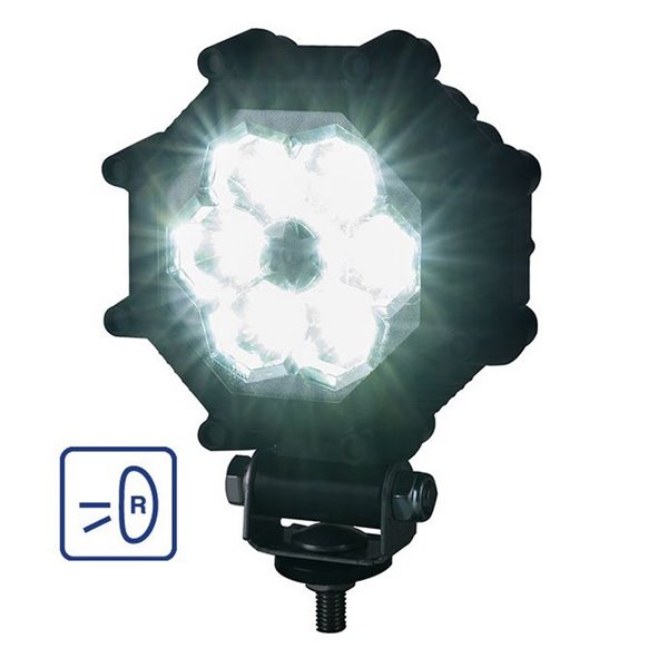 Faro de trabajo SLIM LRD 2984 con función de marcha atrás 20W/4W 12/24V 1800Lm ECE