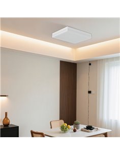 Plafón rectangular LED 200x561mm de superficie blanco, 60W/54W/48W - 3000K/4000K/5700K
