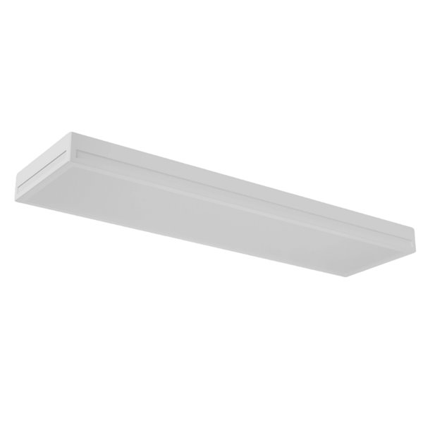 Plafonnier LED en saillie L923mm blanc, 93W/90W/80W - 3000K/4000K/5700K IP44