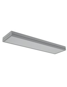 Plafonnier LED en saillie L923mm, argent galvanisé, 93W/90W/80W - 3000K/4000K/5700K IP44
