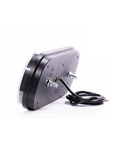 Piloto trasero LED con triángulo e intermitente progresivo con luz de matricula inferior 12V/24V R1 S1 2a AR F1 IIA L