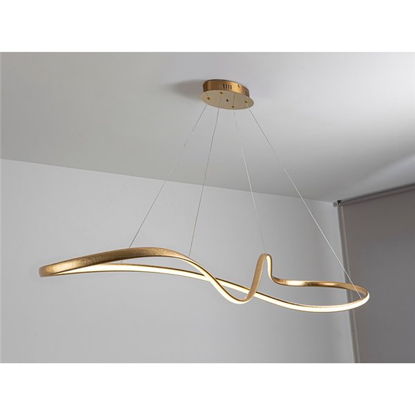 Lámpara de techo LED LIA 37W regulable 2700-5000K CCT con mando 150cm IP20