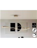 Lámpara de techo LED LIA 37W regulable 2700-5000K CCT con mando 150cm IP20