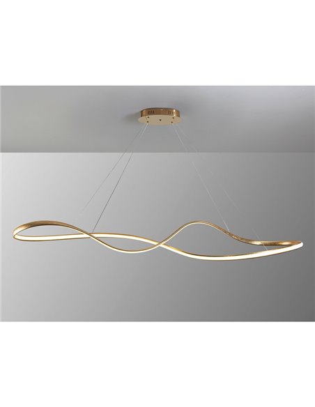 Lámpara de techo LED LIA 37W regulable 2700-5000K CCT con mando 150cm IP20