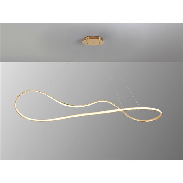 Lámpara de techo LED LIA 37W regulable 2700-5000K CCT con mando 150cm IP20