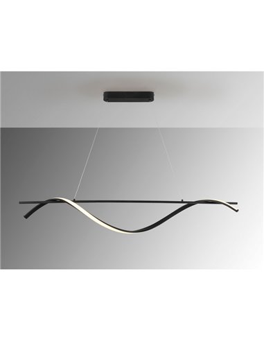 Lámpara LED de techo BOA 26W CCT 2700–5000K regulable Negro