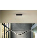 Lámpara LED de techo BOA 26W CCT 2700–5000K regulable Negro