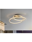 Plafón LED TUBE 44W 3520lm 3000K diseño tubular Oro