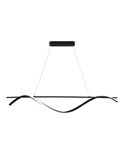 Lámpara LED de techo BOA 26W CCT 2700–5000K regulable Negro