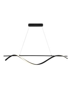 Luminária de teto LED BOA 26W CCT 2700–5000K dimerizável, preta