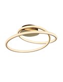 Plafón LED TUBE 44W 3520lm 3000K diseño tubular Oro
