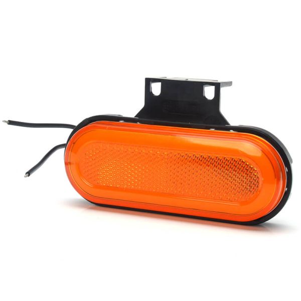 Trasera Galibo lateral LED neón ámbar con catadióptrico y soportes