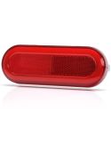 Galibo LED neón trasero con catadióptrico y soportes 12V–24V W198 R IA ADR